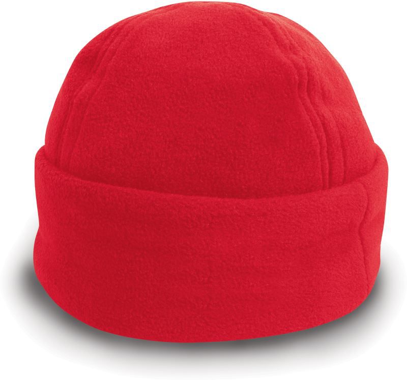 Fleece Hat with Wide Cuff - Image 4