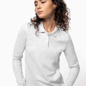 Kariban Ladies' Piqué Polo long-sleeve