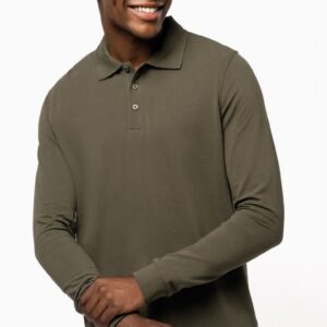 Men's Piqué Polo long-sleeve