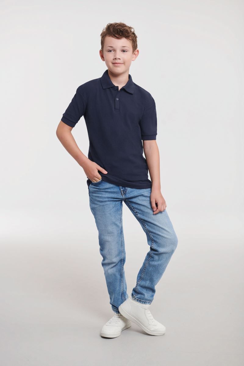 Russell Kids Short Sleeve Polo Shirt