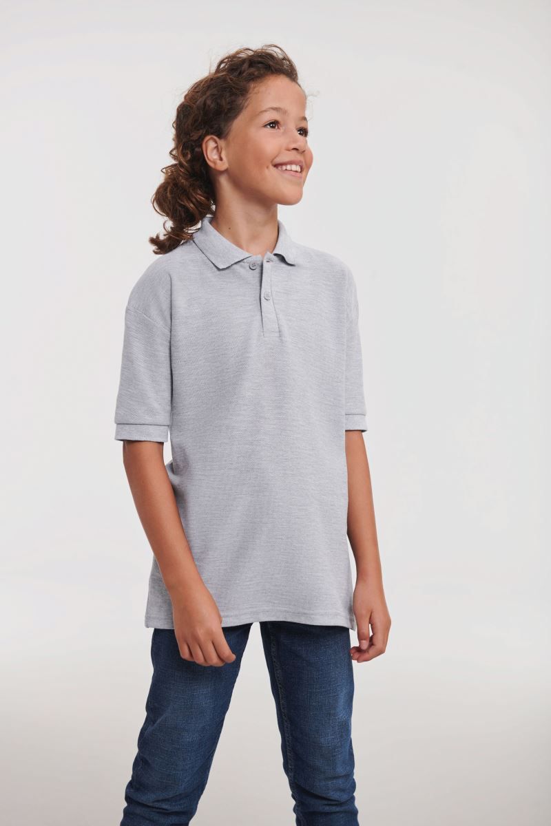 Russell Kids Short Sleeve Polo Shirt - Image 4