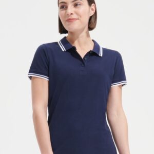 SOL'S Lady Fit Short Sleeve Contrast Polo Shirt